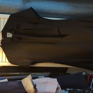 Black dress above the knee